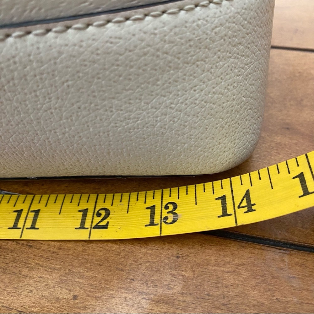 kate spade large Wellesley top handle handbag 14x11x5-inches cream pink lining - Picture 9 of 11
